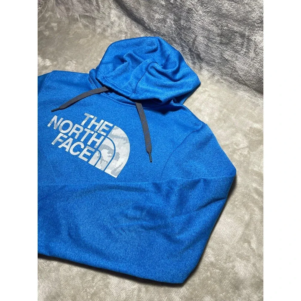 The North Face Pullover Hoodie Sweater Men's Medium Blue Jacket